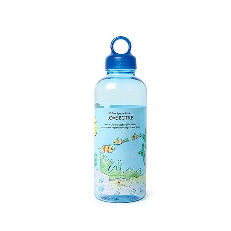 Bình Nước Bisfree In Tranh Hình Cá và Thuyền 700ml - Màu Xanh Biển (Tranh Do Trẻ Em Việt Nam Vẽ) - LocknLock - ABF625 image number null